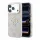 Guess PU 4G Strass Metal Logo tok iPhone 18 Pro készülékhez rózsaszín