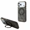 Guess PU 4G Ring Stand MagSafe tok iPhone 18 Pro Max készülékhez barna