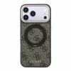 Guess PU 4G Ring Stand MagSafe tok iPhone 18 Pro Max készülékhez barna