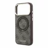 Guess PU 4G Ring Stand MagSafe tok iPhone 18 Pro Max készülékhez barna