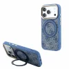 Guess PU 4G Ring Stand MagSafe tok iPhone 18 Pro Max készülékhez kék