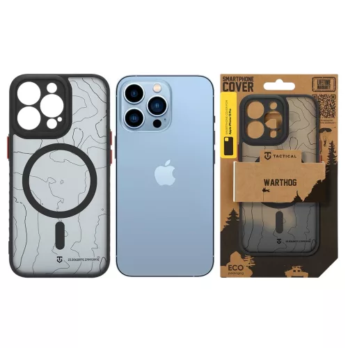 Tactical MagForce Warthog tok Apple iPhone 13 Pro készülékhez aszfalt