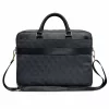 Guess PU 4G Stripe Metal Logo laptoptáska 16 hüvelykes laptopokhoz fekete