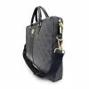 Guess PU 4G Stripe Metal Logo laptoptáska 16 hüvelykes laptopokhoz fekete
