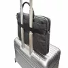 Guess PU 4G Stripe Metal Logo laptoptáska 16 hüvelykes laptopokhoz fekete