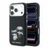 Karl Lagerfeld PU Semi Wrap Smooth Sketch Bodies MagSafe tok iPhone 18 Pro Max készülékhez fekete