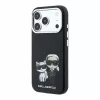 Karl Lagerfeld PU Semi Wrap Smooth Sketch Bodies MagSafe tok iPhone 18 Pro Max készülékhez fekete