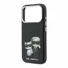 Karl Lagerfeld PU Semi Wrap Smooth Sketch Bodies MagSafe tok iPhone 18 Pro Max készülékhez fekete