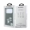Karl Lagerfeld PU Semi Wrap Smooth Sketch Bodies MagSafe tok iPhone 18 Pro Max készülékhez fekete