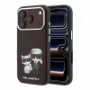 Karl Lagerfeld PU Semi Wrap Smooth Sketch Bodies MagSafe tok iPhone 18 Pro Max készülékhez bordó