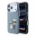 Karl Lagerfeld PU Semi Wrap Smooth Sketch Bodies Magsafe tok iPhone 18 Pro Max készülékhez kék