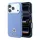 Karl Lagerfeld PU Grained Semi Wrap K&CH Heads MagSafe tok iPhone 18 Pro készülékhez kék