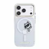 Karl Lagerfeld IML Choupette Peekaboo MagSafe tok iPhone 18 Pro készülékhez, átlátszó