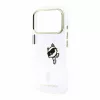 Karl Lagerfeld IML Choupette Peekaboo MagSafe tok iPhone 18 Pro Max készülékhez, átlátszó