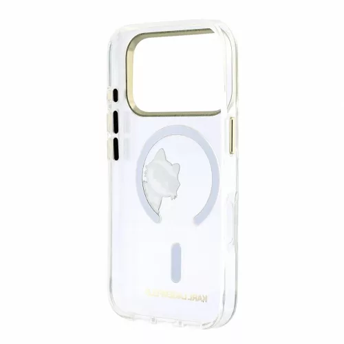 Karl Lagerfeld IML Choupette Peekaboo MagSafe tok iPhone 18 Pro Max készülékhez, átlátszó