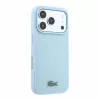 Lacoste PVC Iconic Petit Pique Metal Logo MagSafe tok iPhone 18 Pro készülékhez kék