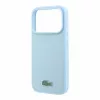Lacoste PVC Iconic Petit Pique Metal Logo MagSafe tok iPhone 18 Pro készülékhez kék