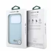 Lacoste PVC Iconic Petit Pique Metal Logo MagSafe tok iPhone 18 Pro készülékhez kék