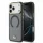 Lacoste IML Shockproof Petit Pique Gold Logo MagSafe tok iPhone 18 Pro Max készülékhez fekete