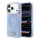 Lacoste IML Petit Pique Gold Logo ütésálló MagSafe tok iPhone 18 Pro Max készülékhez kék