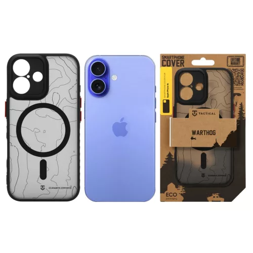 Tactical MagForce Warthog tok Apple iPhone 16 készülékhez aszfalt