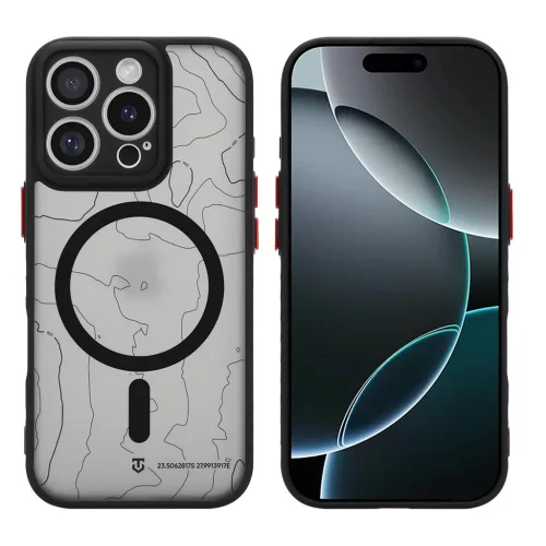 Tactical MagForce Warthog tok Apple iPhone 16 Pro készülékhez aszfalt