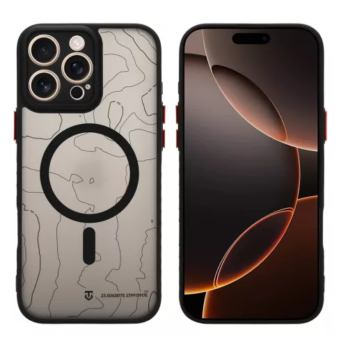 Tactical MagForce Warthog tok Apple iPhone 16 Pro Max készülékhez aszfalt