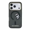 Karl Lagerfeld IML Choupette Peekaboo Magsafe tok iPhone 18 Pro készülékhez, fekete