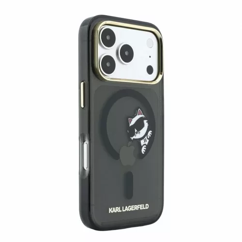 Karl Lagerfeld IML Choupette Peekaboo Magsafe tok iPhone 18 Pro Max készülékhez fekete
