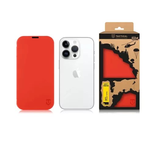 Tactical Safety Smoothie tok Apple iPhone 14 Pro készülékhez chilipiros