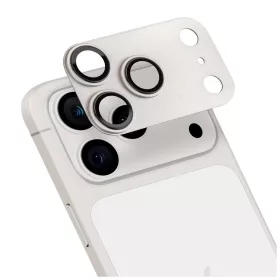   OBAL:ME Camera Island kameralencsevédő Apple iPhone 17 Pro készülékhez ezüst