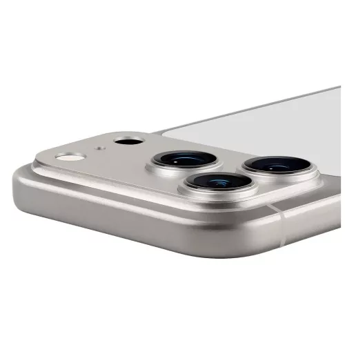 OBAL:ME Camera Island kameralencsevédő Apple iPhone 17 Pro készülékhez ezüst