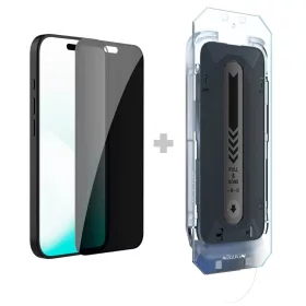   Nillkin edzett üveg kijelzővédő 0.25mm Guardian 2.5D Apple iPhone 18 Pro készülékhez applikátorral fekete