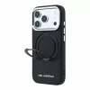 Karl Lagerfeld PU Saffiano Ring Stand MagSafe tok iPhone 18 Pro készülékhez fekete