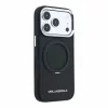 Karl Lagerfeld PU Saffiano Ring Stand MagSafe tok iPhone 18 Pro készülékhez fekete