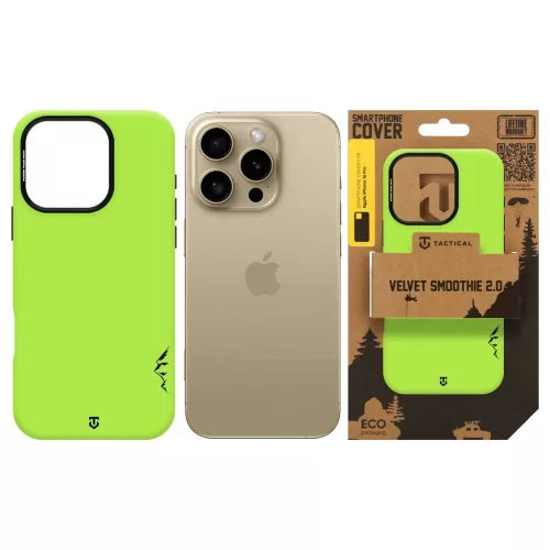 Tactical MagForce Velvet Smoothie 2.0 tok Apple iPhone 16 Pro készülékhez avokádó