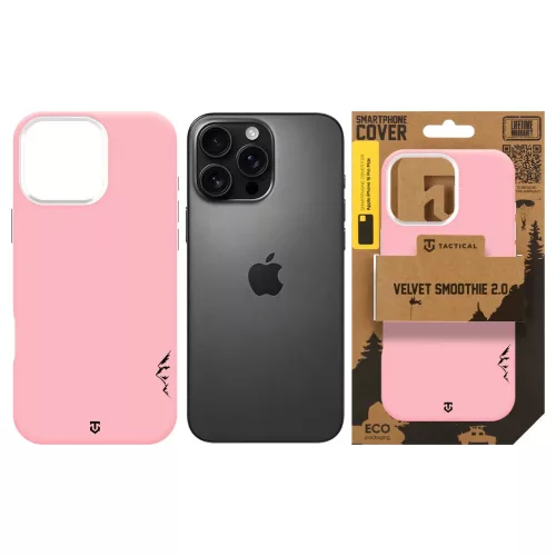 Tactical MagForce Velvet Smoothie 2.0 tok Apple iPhone 16 Pro Max készülékhez rózsaszín