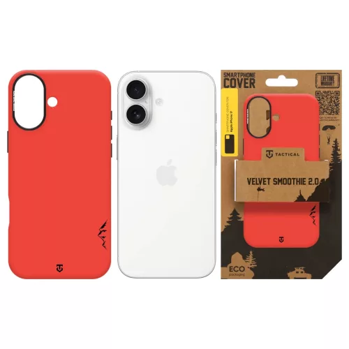 Tactical MagForce Velvet Smoothie 2.0 tok Apple iPhone 17 készülékhez piros