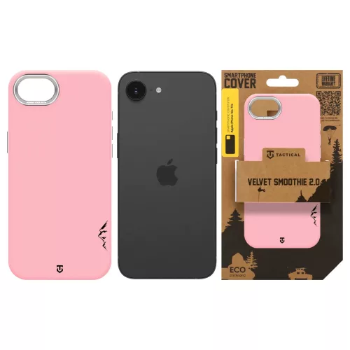 Tactical MagForce Velvet Smoothie 2.0 tok Apple iPhone 16e/17e készülékhez Pink Panther