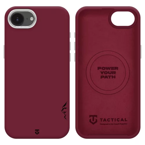 Tactical MagForce Velvet Smoothie 2.0 tok Apple iPhone 16e/17e készülékhez bordó