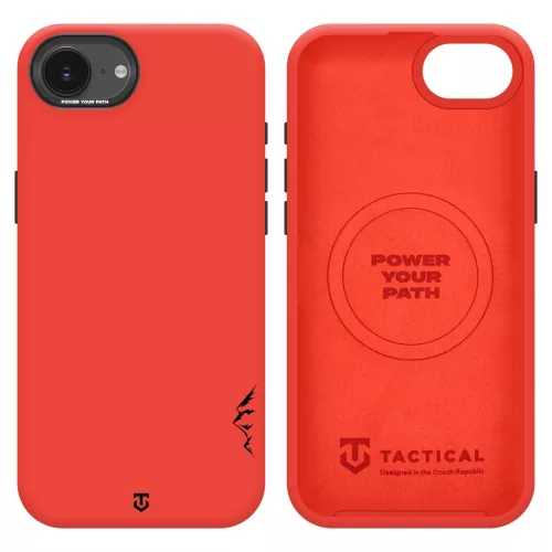 Tactical MagForce Velvet Smoothie 2.0 tok Apple iPhone 16e/17e készülékhez, vörös