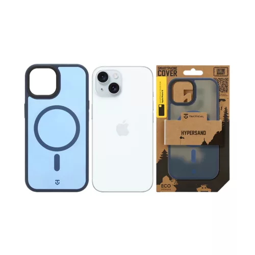 Tactical MagForce Hypersand tok Apple iPhone 15 készülékhez mélykék