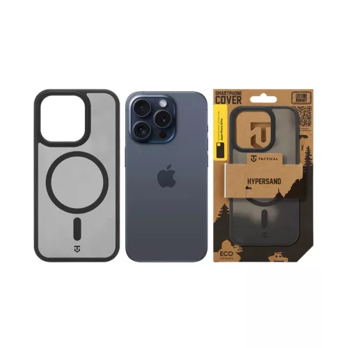 Tactical MagForce Hypersand tok Apple iPhone 15 Pro készülékhez aszfalt