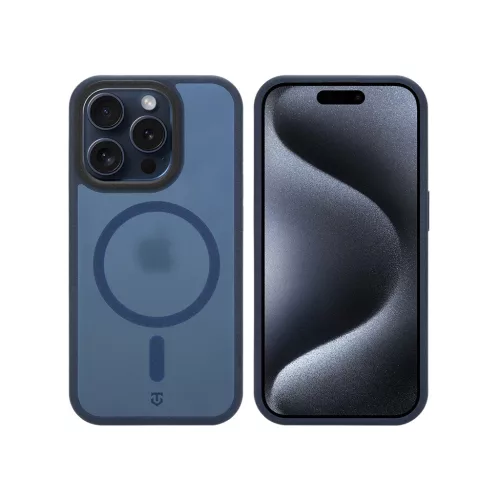 Tactical MagForce Hypersand tok Apple iPhone 15 Pro készülékhez mélykék