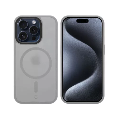 Tactical MagForce Hypersand tok Apple iPhone 15 Pro készülékhez világosszürke