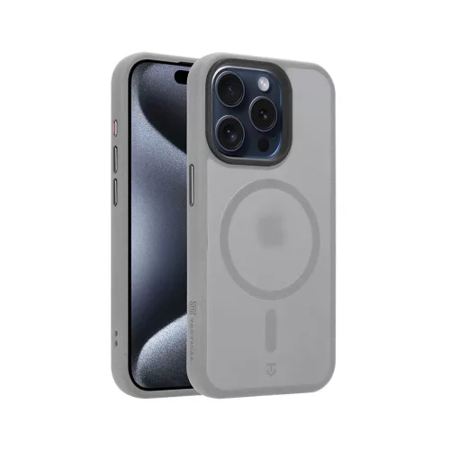 Tactical MagForce Hypersand tok Apple iPhone 15 Pro készülékhez világosszürke