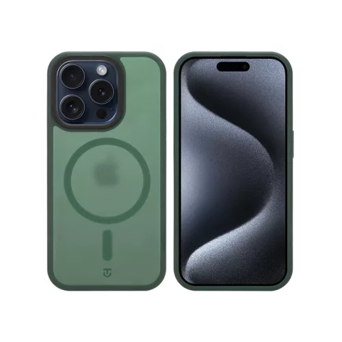Tactical MagForce Hypersand tok Apple iPhone 15 Pro készülékhez erdei zöld
