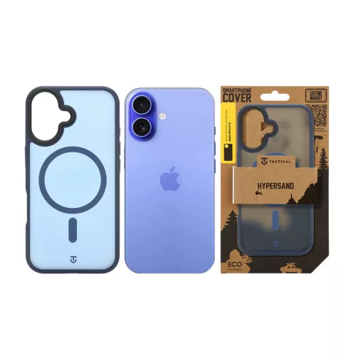 Tactical MagForce Hypersand tok Apple iPhone 16 készülékhez mélykék