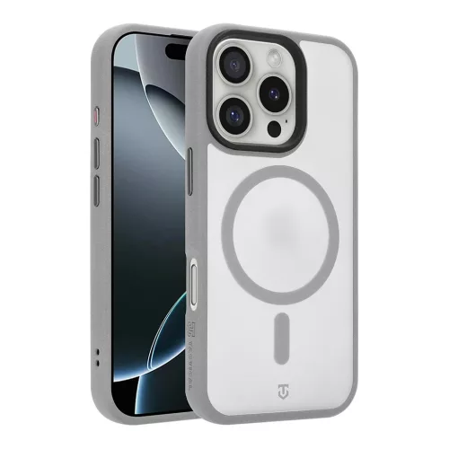 Tactical MagForce Hypersand tok Apple iPhone 16 Pro készülékhez világosszürke