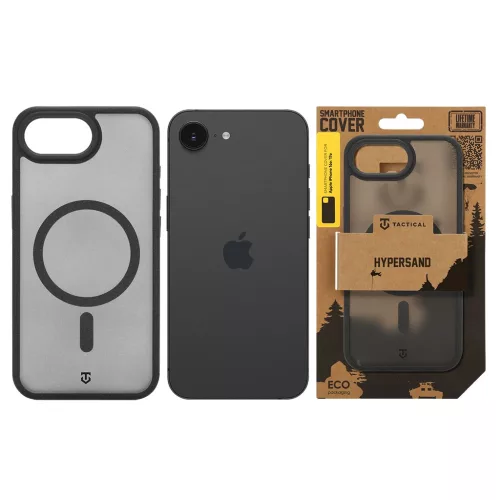 Tactical MagForce Hypersand tok Apple iPhone 16e/17e készülékhez aszfalt
